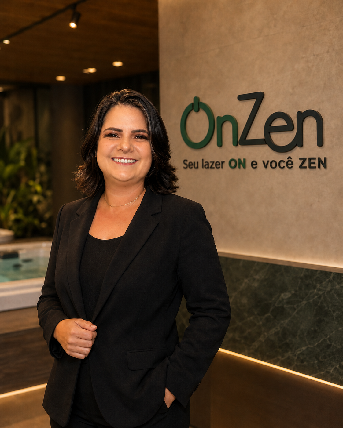 Grasiele, cofundadora da OnZen