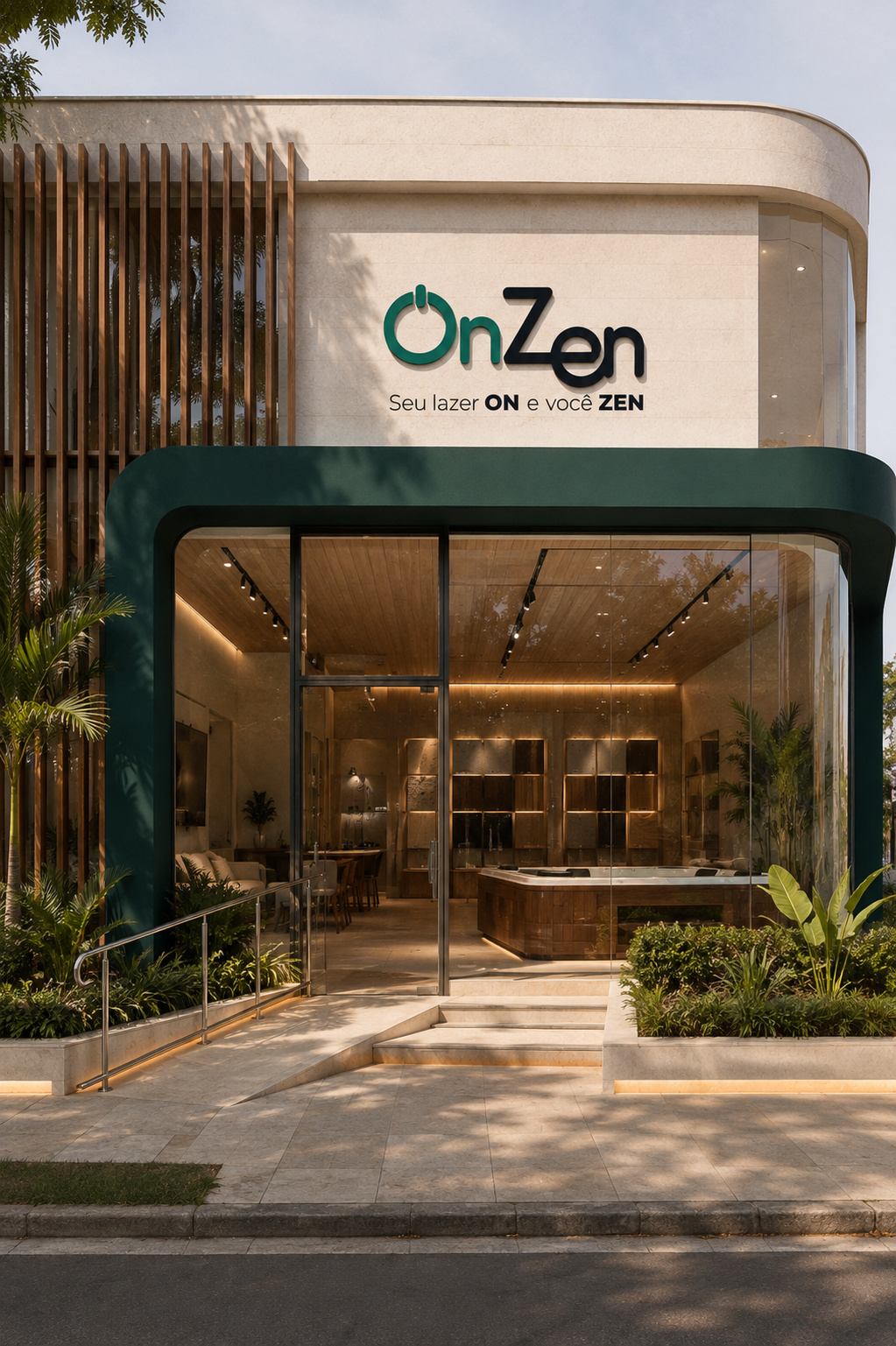 Recepção da loja OnZen